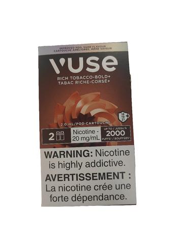 [s] Rich tobacco bold+ Vuse 20mg 2/PK ePod