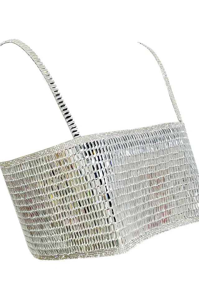 Disco Ball Mirror Bralette