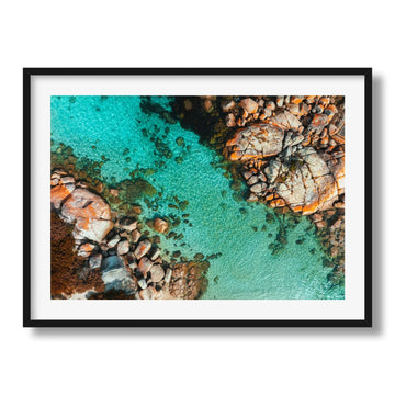 Bay Of Fires Tasmania III - Peter Yan Studio Framed Photo Print Wall Art