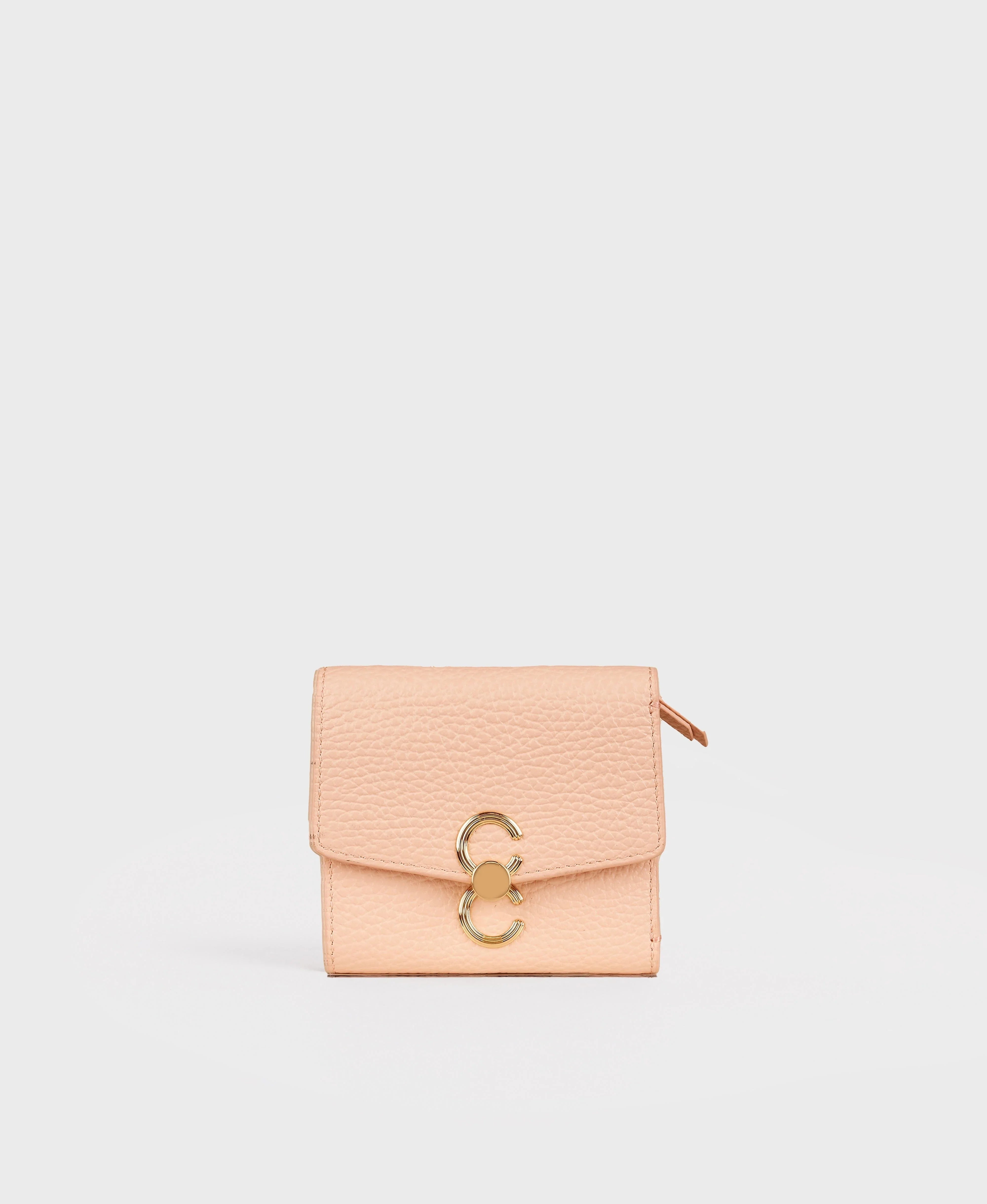 Double-C Wallet - Blush