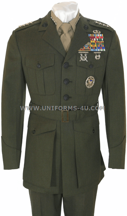 USMC MALE OFFICER SERVICE UNIFORM ("A," "B," AND "C")