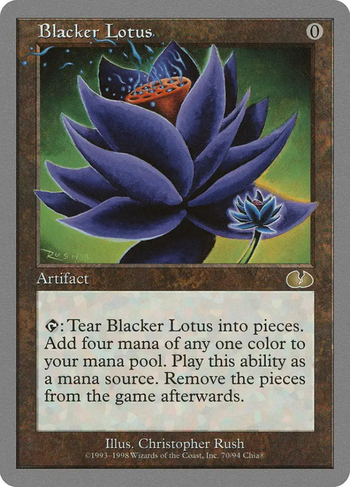 Blacker Lotus [Unglued] - MTG Single