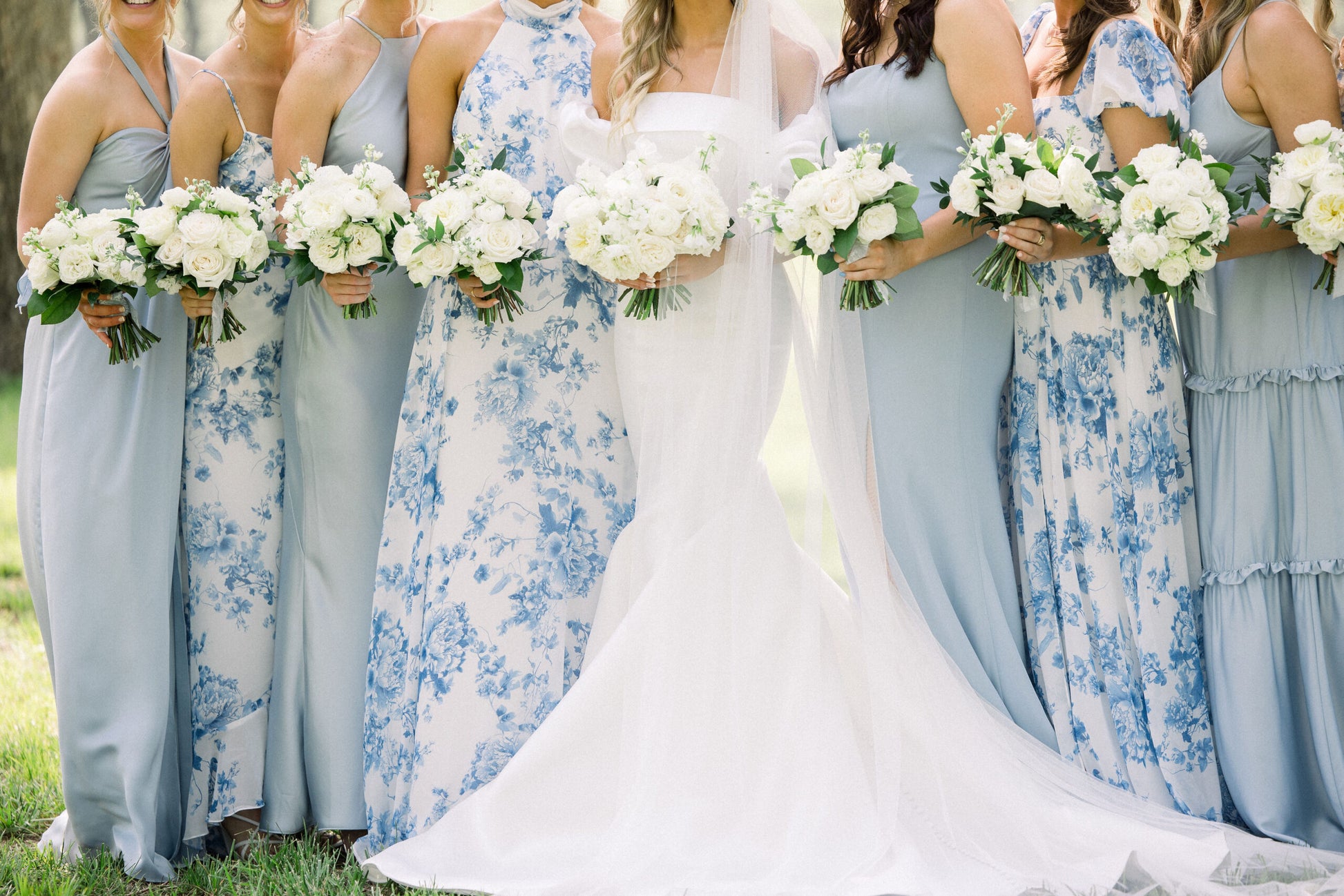Blue Bridesmaid Inspiration