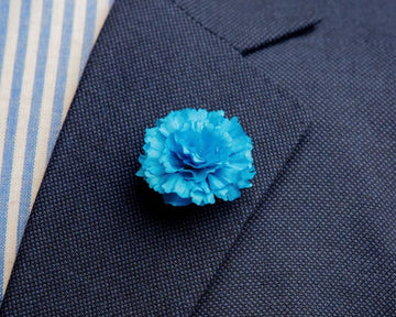 -Boutonnière Nelke Türkis a Klein (Caryophyllaceae) - Herr von Welt - Herr von Welt