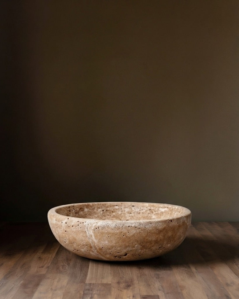 The Egeo Travertine Bowl