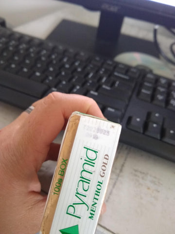 Someone please help me to find the expiration date on Pyramid Menthol  Golds! : r/Cigarettes