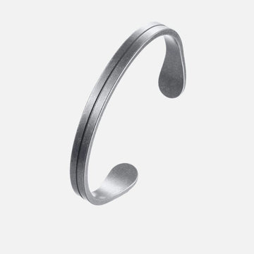 Bracelet Jonc Homme Minimaliste Acier Inoxydable
