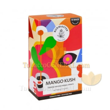 Budmaster Terpene Infused Herbal Wraps Mango Kush 12 Bags of 5