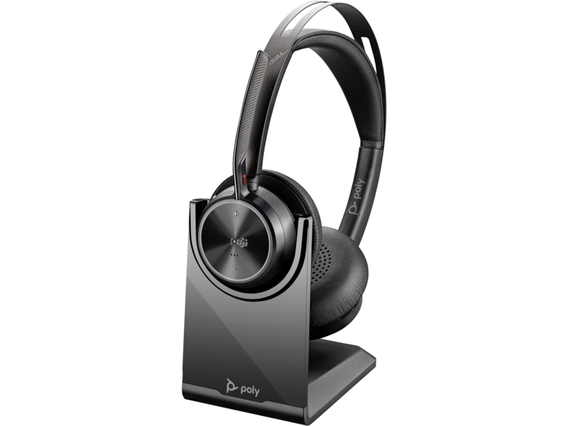 Poly Voyager Focus 2-M Microsoft Teams Certified with charge stand Headset (77Y90AA) **Discontinued and Replaced by 9T9J6AA
