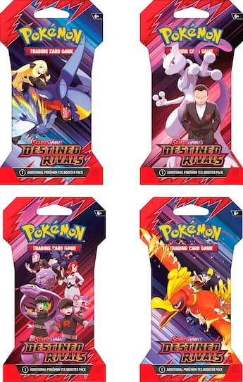 Pokémon Trading Card Game: Scarlet & Violet Destined Rivals Sleeved Booster (1 Sleeved Booster per Order) Styles May Vary 100-10623