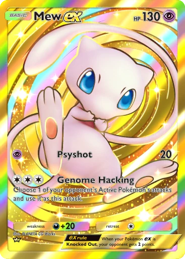 Mew ex (Mythical Island #86/86, Crown)