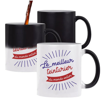 Mug magique Teinturier Homme Meilleur de monde | Tasse Métier imprimée en France - Planetee