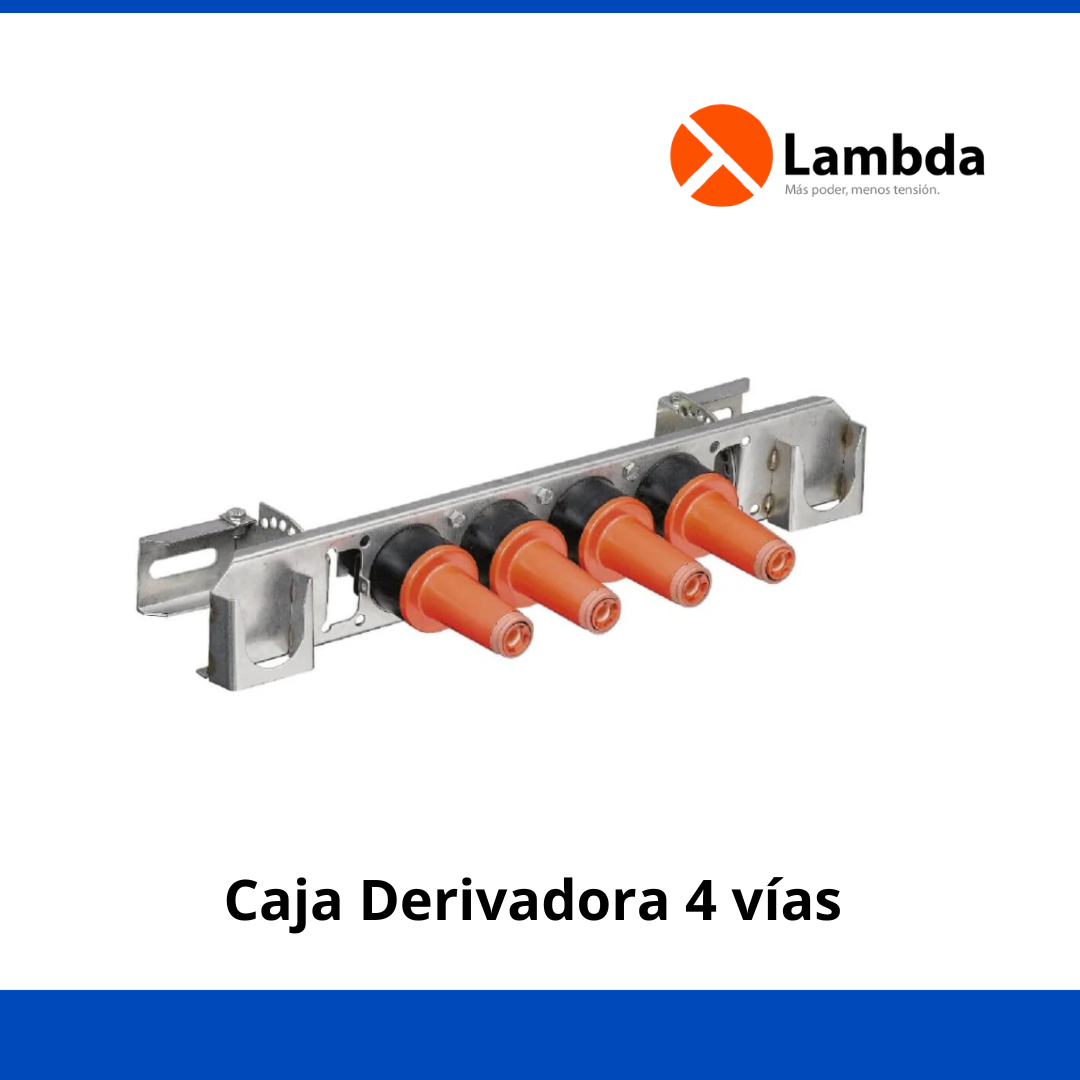 Caja derivadora 4 vías 15KV 200AMP