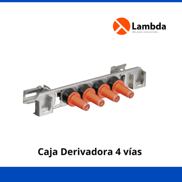 Caja derivadora 4 vías 15KV 200AMP