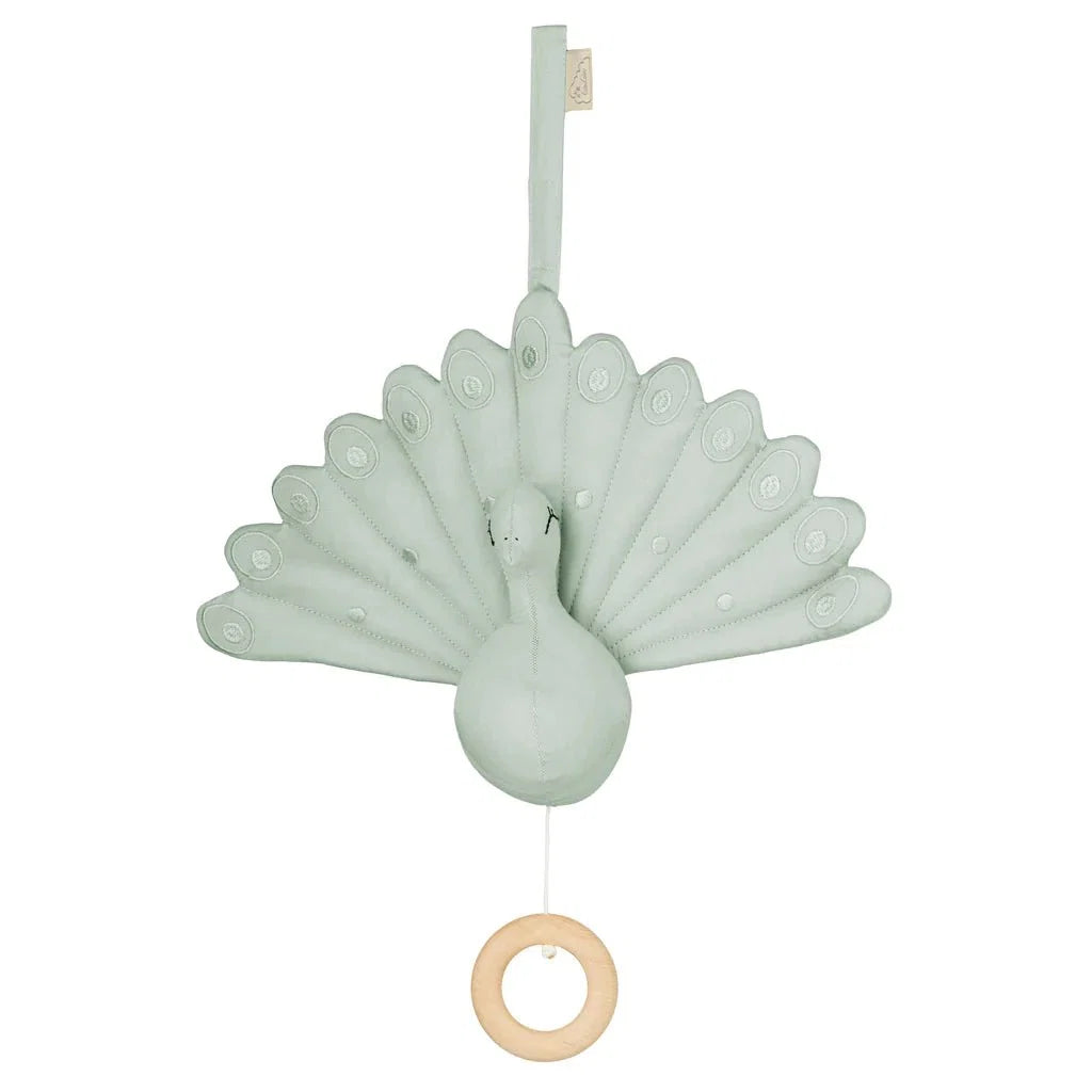CAM CAM - Mobile Musical Paon - Vert Sauge