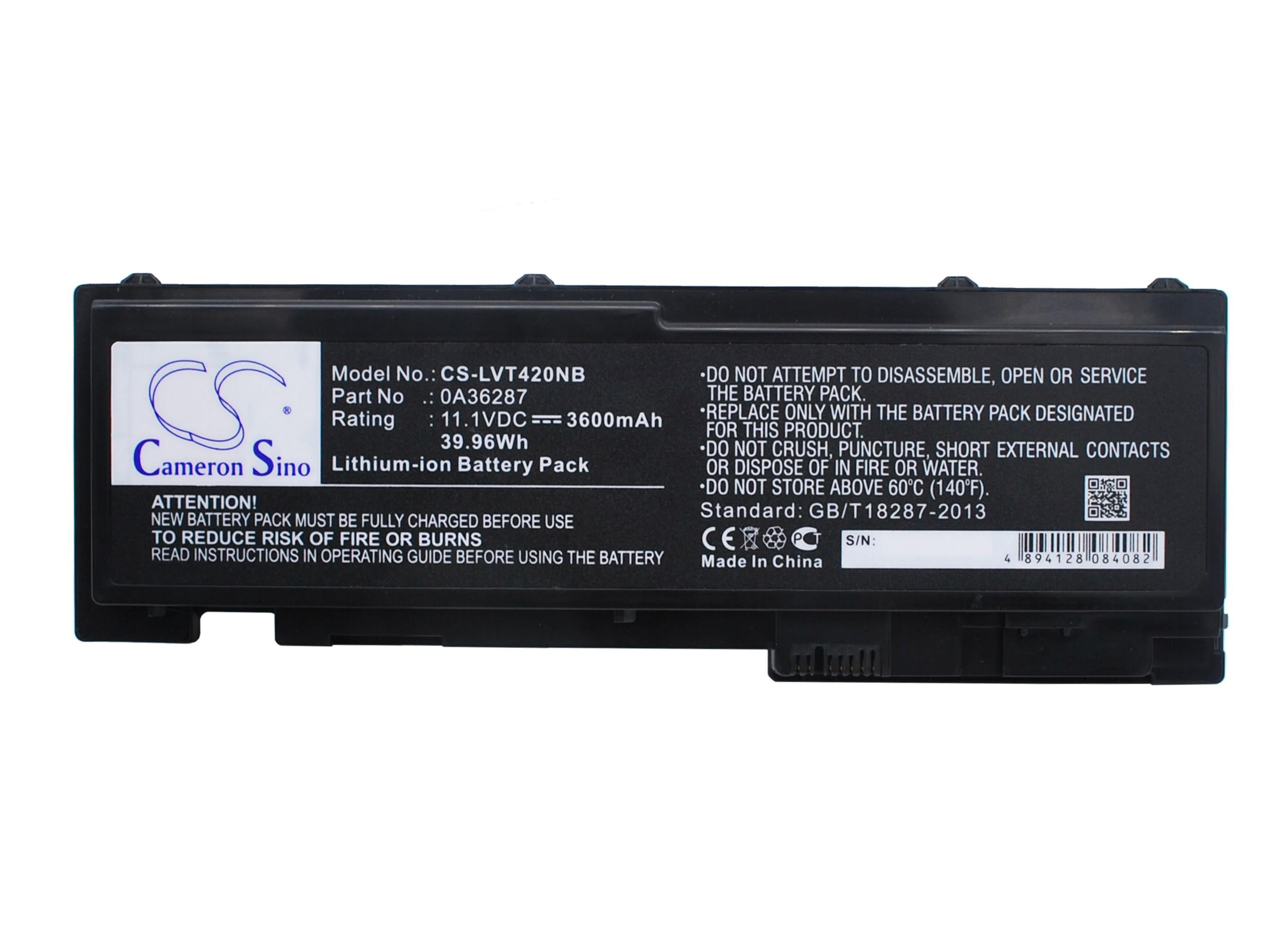 Battery for laptop Lenovo ThinkPad T420s T420si T430s 42T4846, 11.1V, 3600mA CAMERON SINO