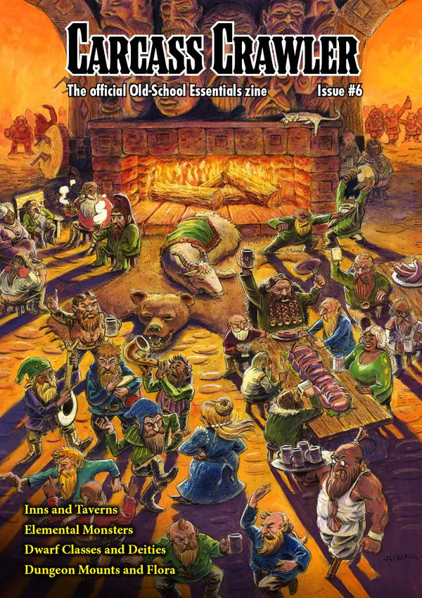 Old School Essentials: Carcass Crawler Issue # 6 + complimentary PDF