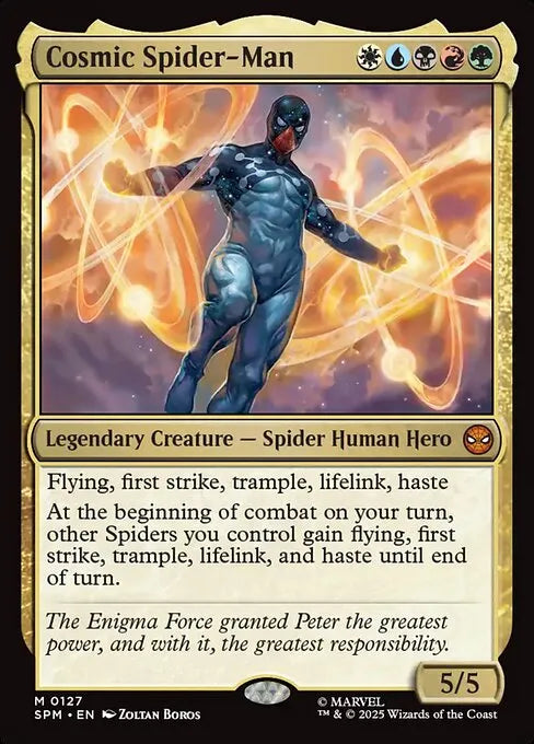 only spiderman cards // Commander (Cosmic Spider-Man) deck list mtg // Moxfield — MTG Deck Builder