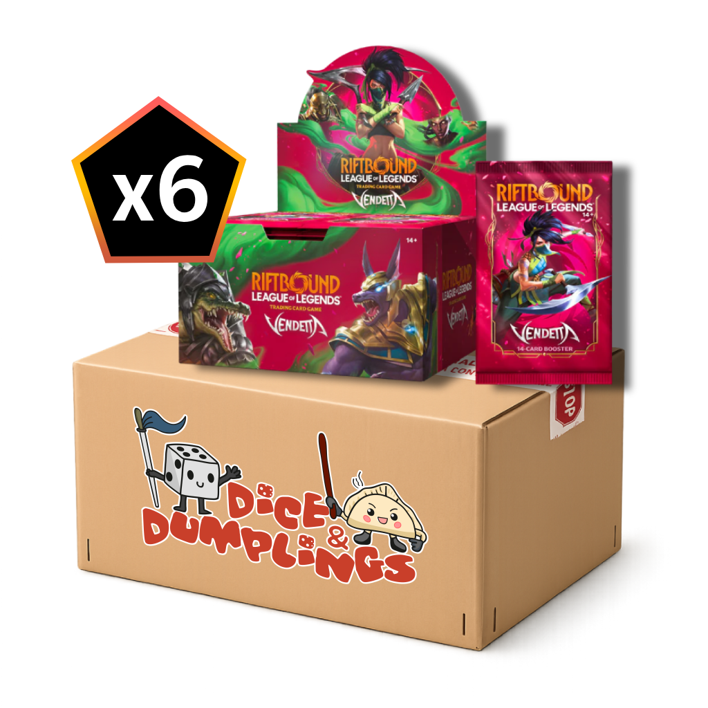 Riftbound Vendetta Booster Display Case (6 Boxes) | League of Legends TCG