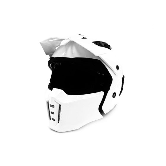 Casque street FRV blanc (taille S à XL) Homologué