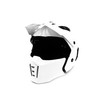 Casque street FRV blanc (taille S à XL) Homologué