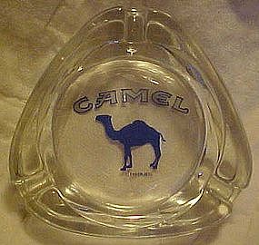 vintage camel cigarette ashtray Camel cigarettes clear glass ashtray with  camel logo