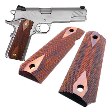 Empuñaduras Grips O Cachas Colt 1911 Madera 38 & 45 Original
