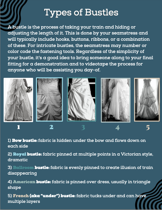 Wedding Dress Bustles