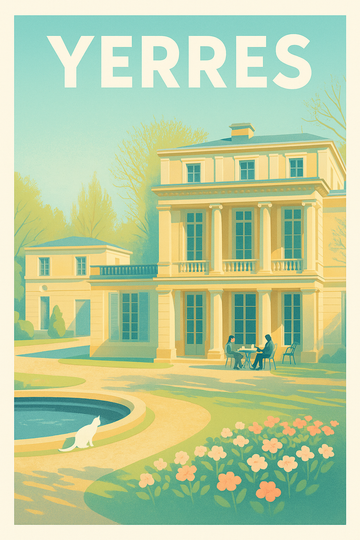 Affiche Yerres — Évasion bucolique au cœur du domaine · poster d'art de Yerres