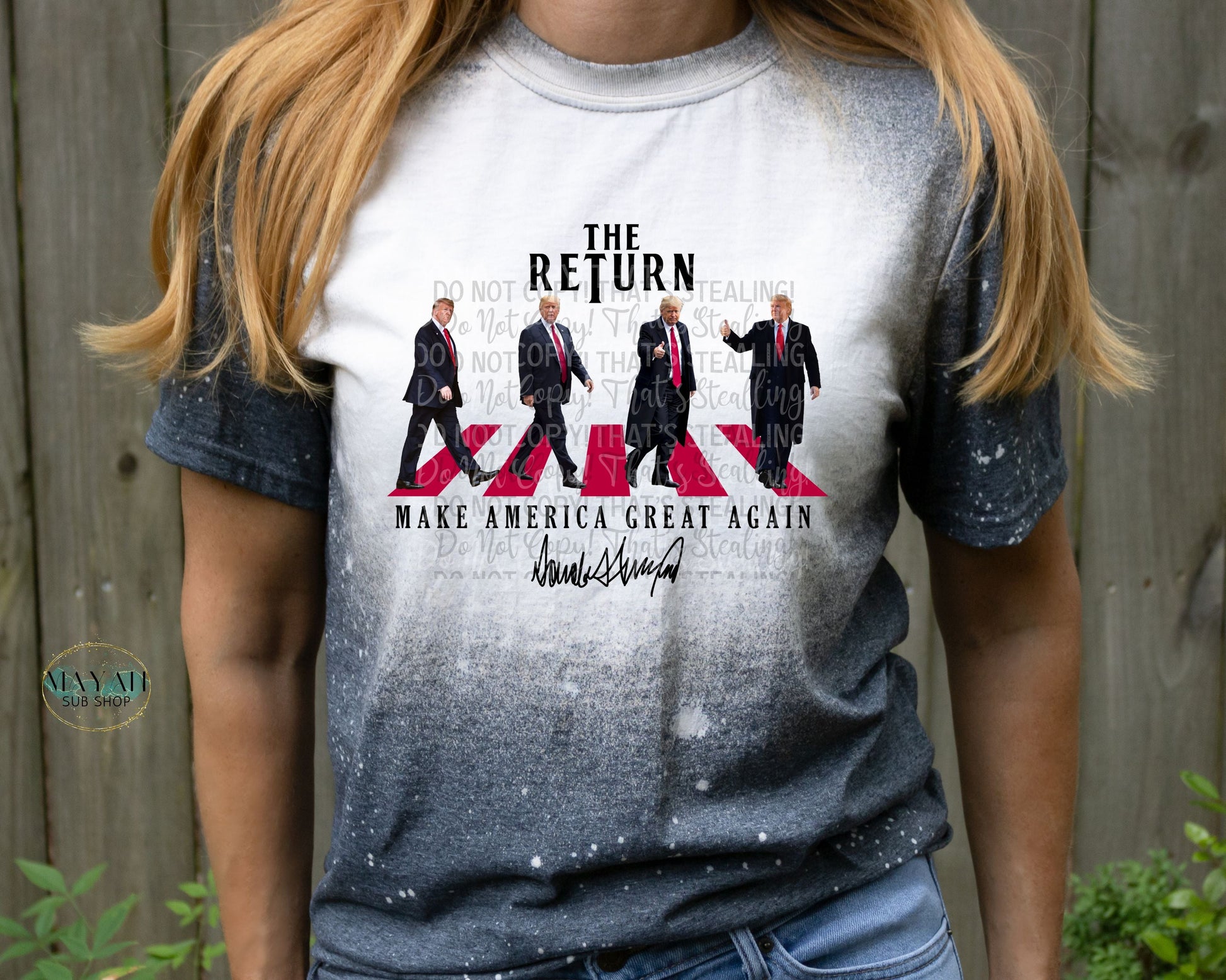 The Return Bleached Tee - Mayan Craft Shop