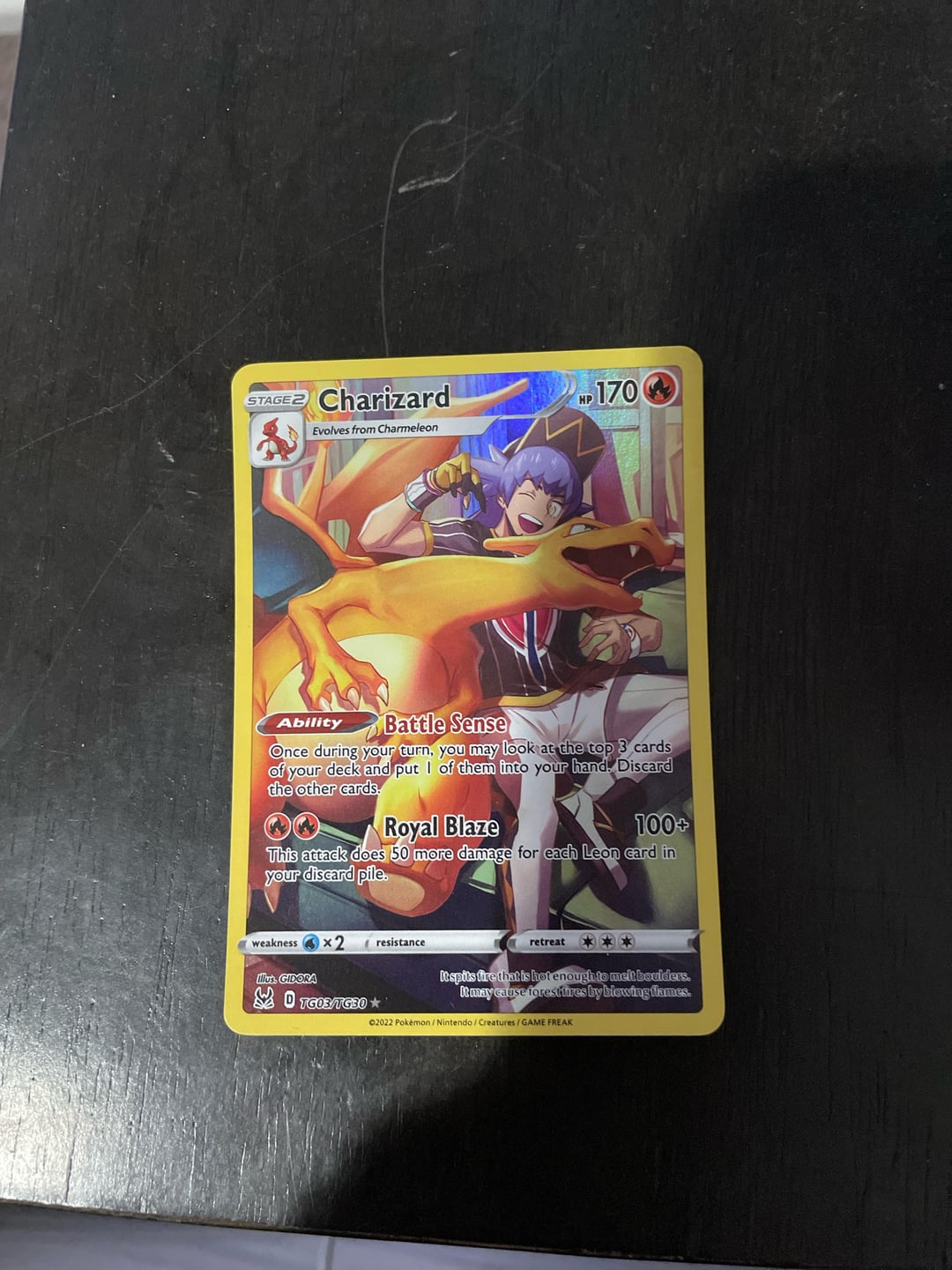 Charizard and Leon card : r/PokemonTCG