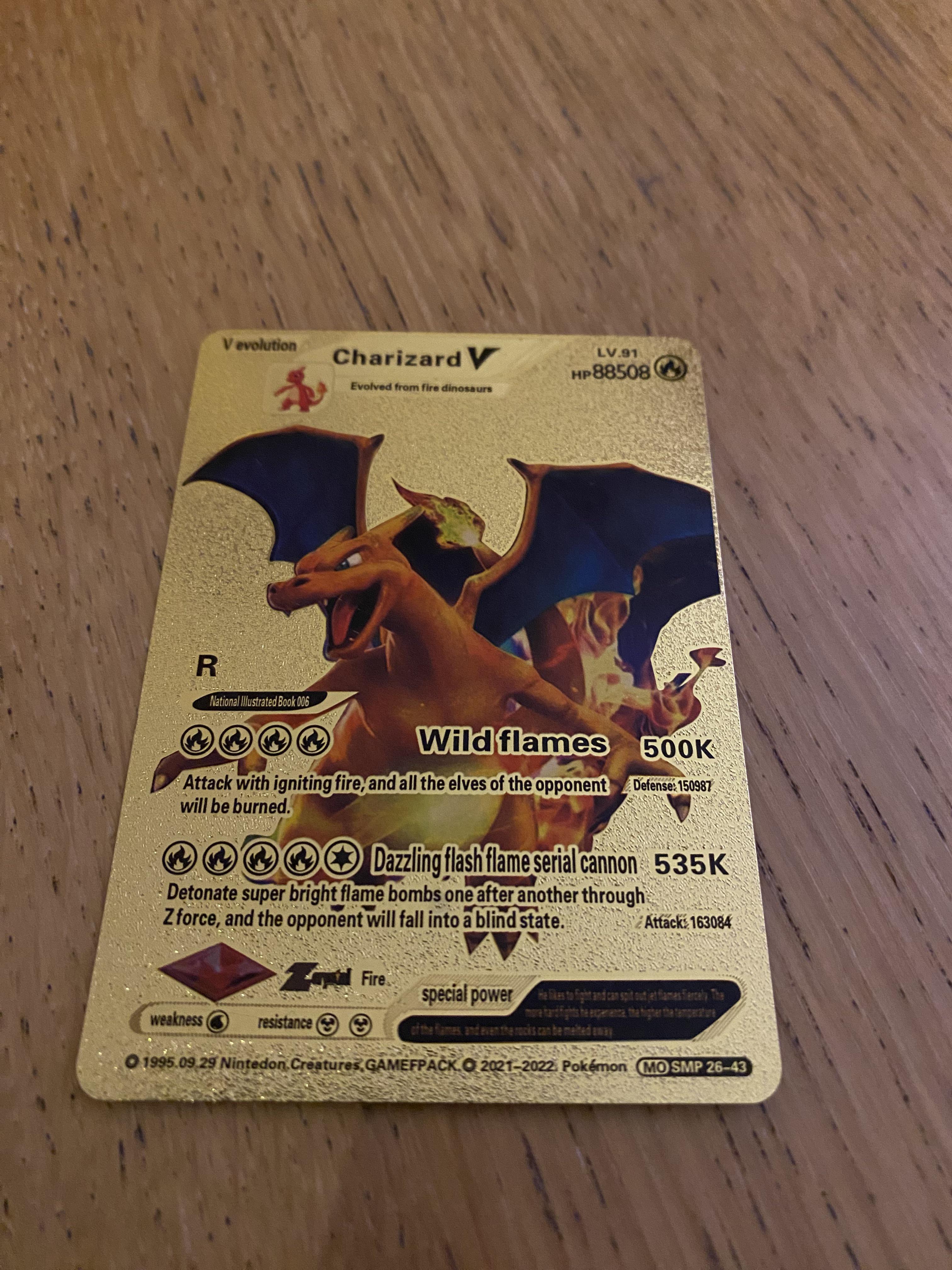 Charizard V Gold fake? : r/IsMyPokemonCardFake