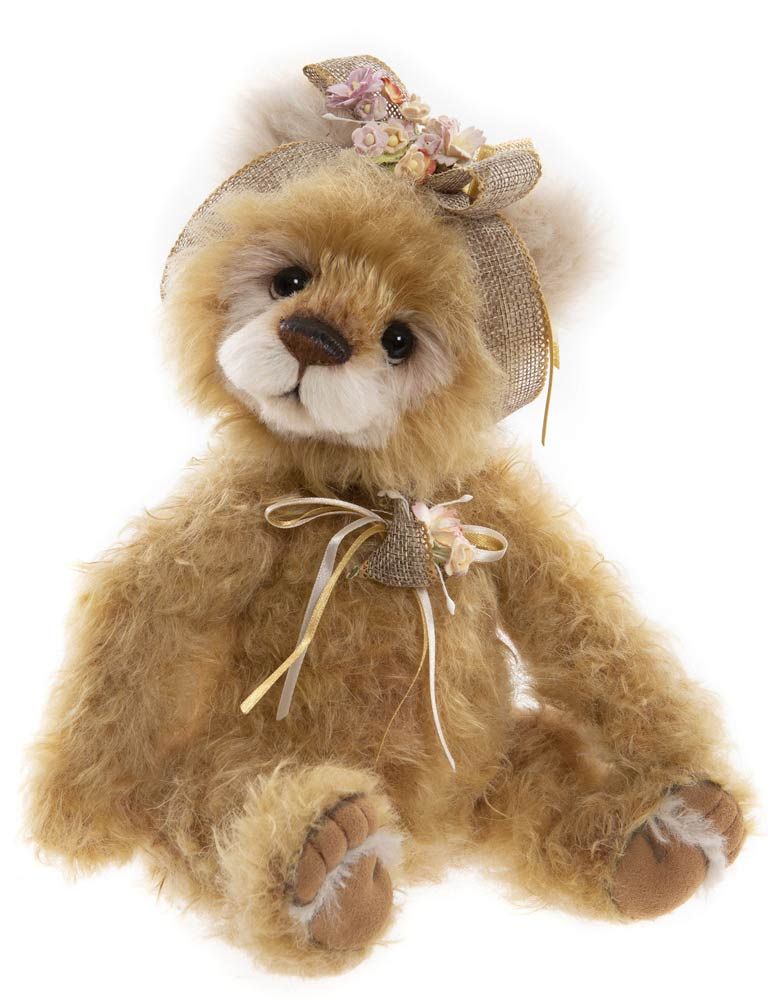 Charlie Bears Amelia Rose Teddy Bear with Flowers