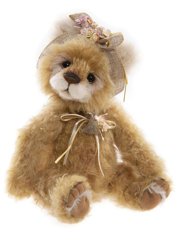 Charlie Bears Amelia Rose Teddy Bear with Flowers