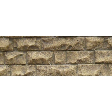 Chooch Enterprises #8262 HO / O Flexible Random Stone Wall w/ Self-Adhesive Backing Medium Stones NIB