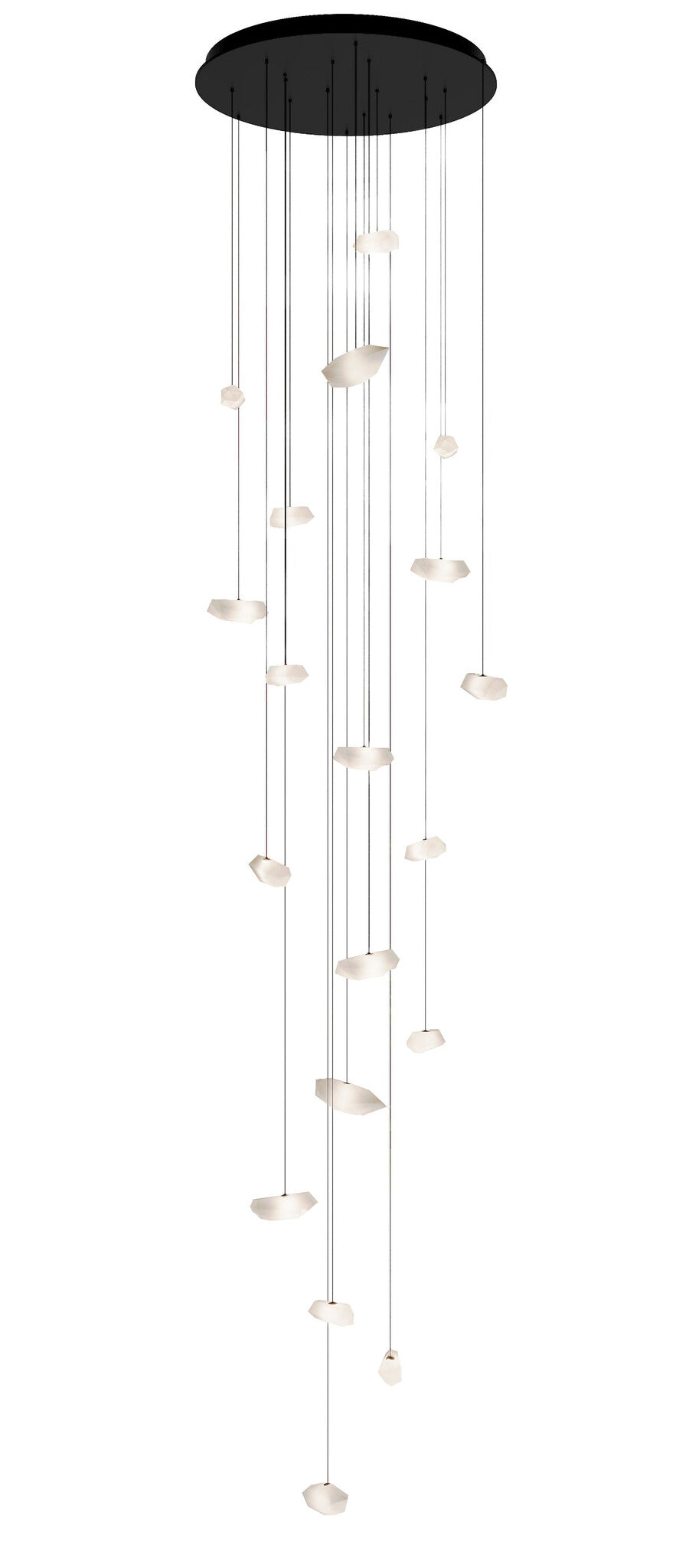 CHRYSTAL Chandelier - Round Long