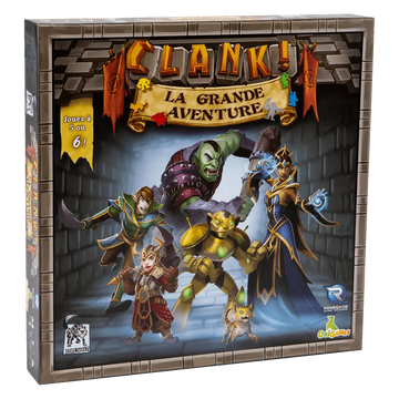 Boîte du jeu de société CLANK! - EXT. LA GRANDE AVENTURE - 2-6 joueurs, 30 - 60 min, 14 ans+ | AdventureBox