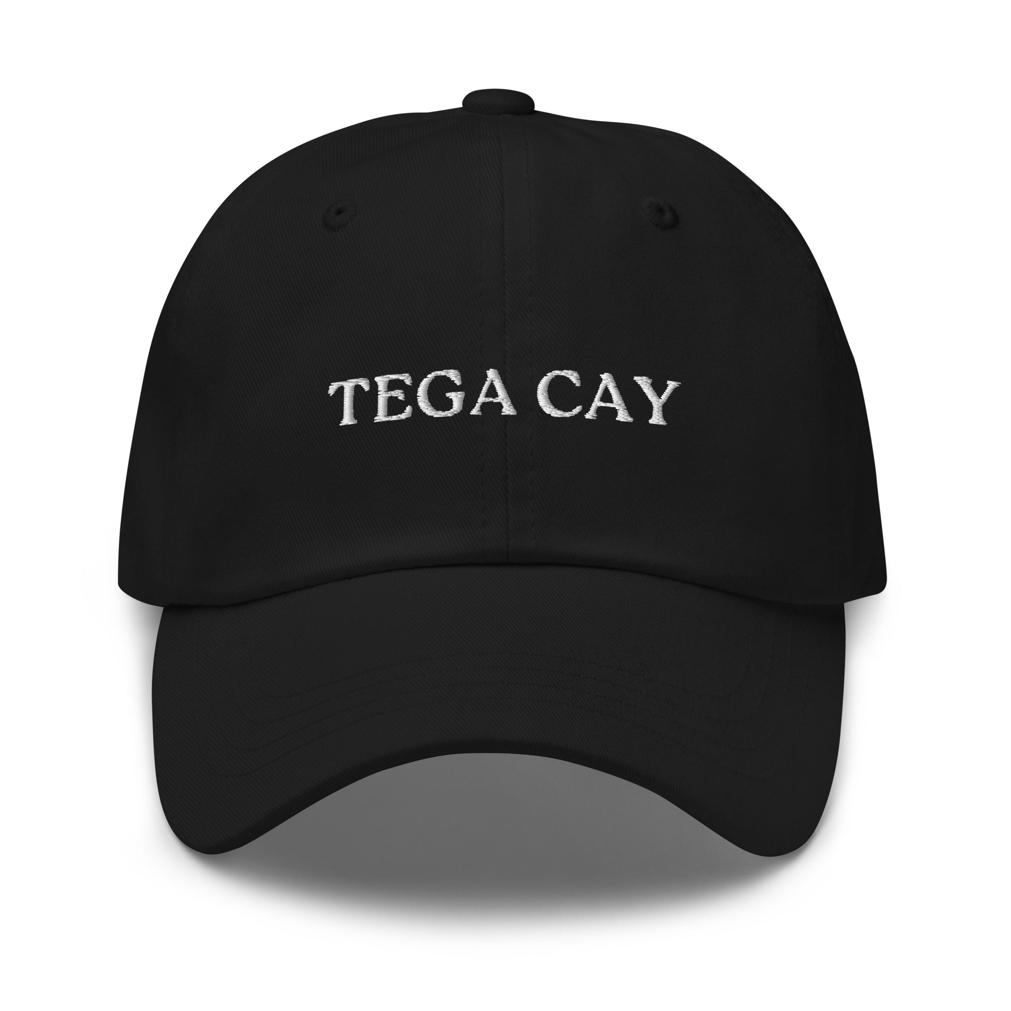 Tega Cay SC South Carolina Embroidered Dad Hat | White Thread