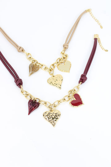 Collier Solya – Cœurs élégants & esprit bohème