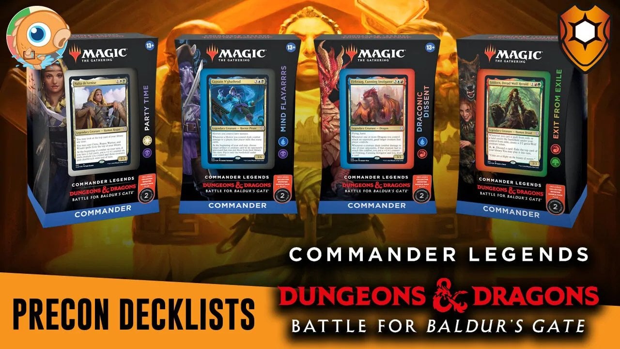 Commander Legends: Battle for Baldur's Gate Precon Decklists : r/mtgfinance