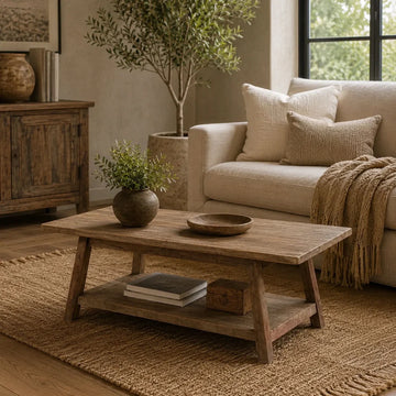Countryside Shelfed Coffee table