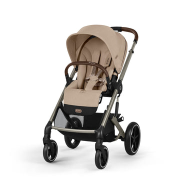 CYBEX Balios S Lux Stroller Strollers - Single Cybex Almond Beige