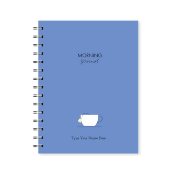 A5 Spiral Journal - Morning Ritual - Blue