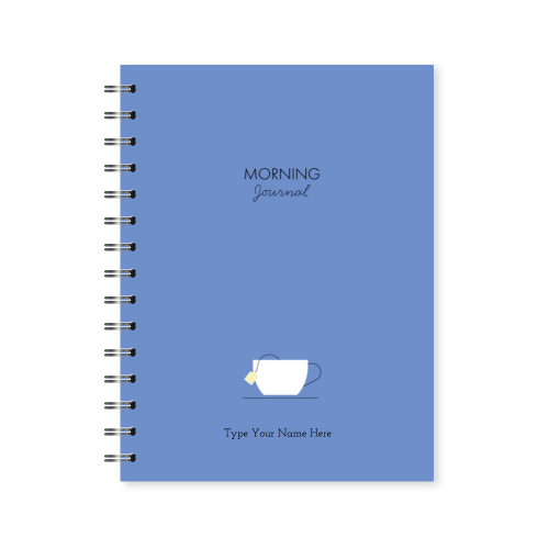 A5 Spiral Journal - Morning Ritual - Blue