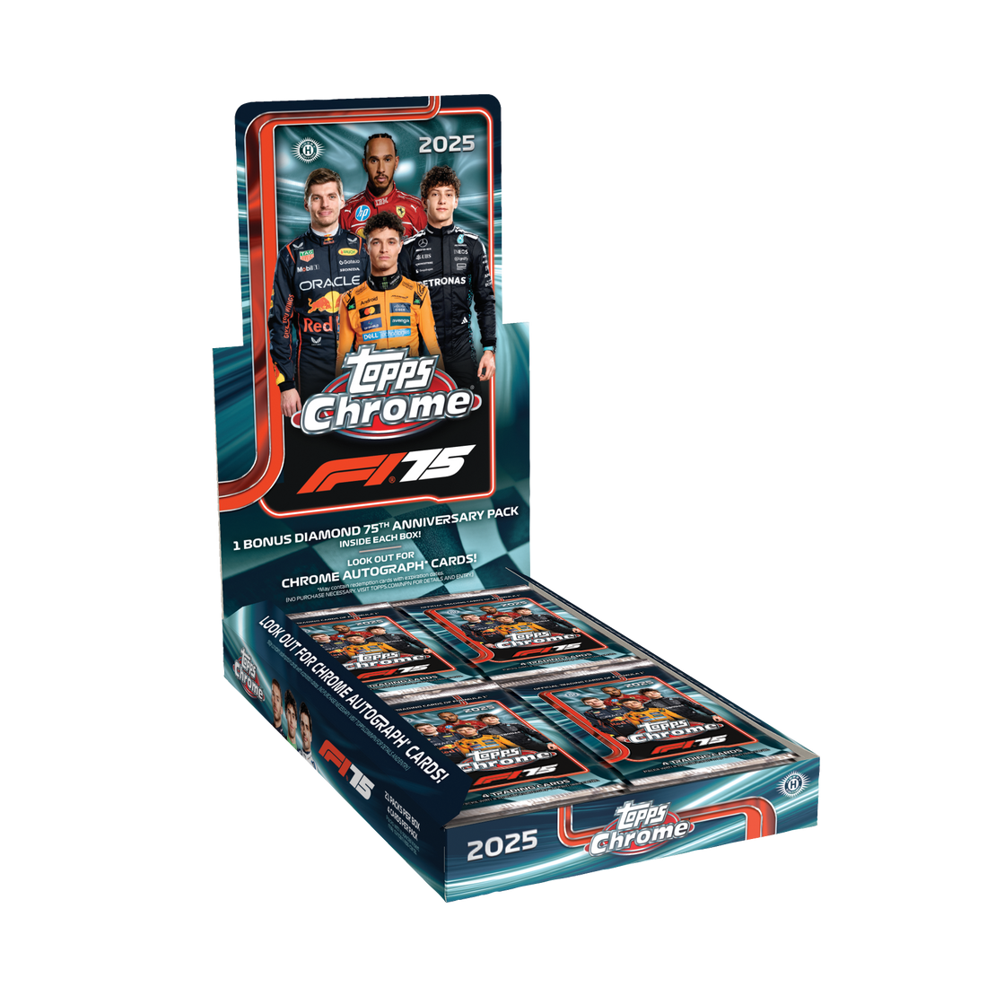 Topps Chrome Formula 1 2025 Hobby Box | Neu & OVP