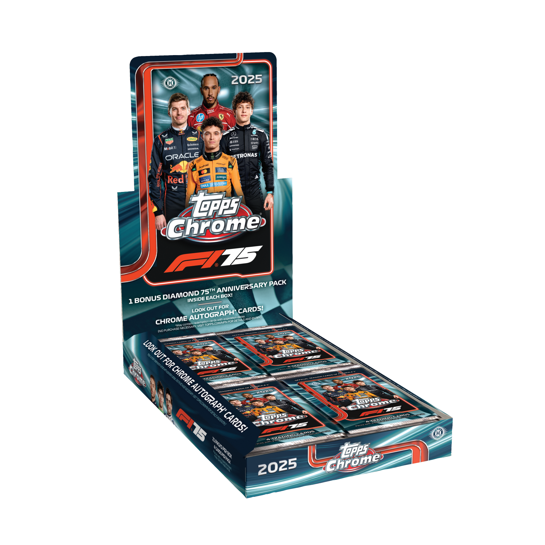 Topps Chrome Formula 1 2025 Hobby Box | Neu & OVP