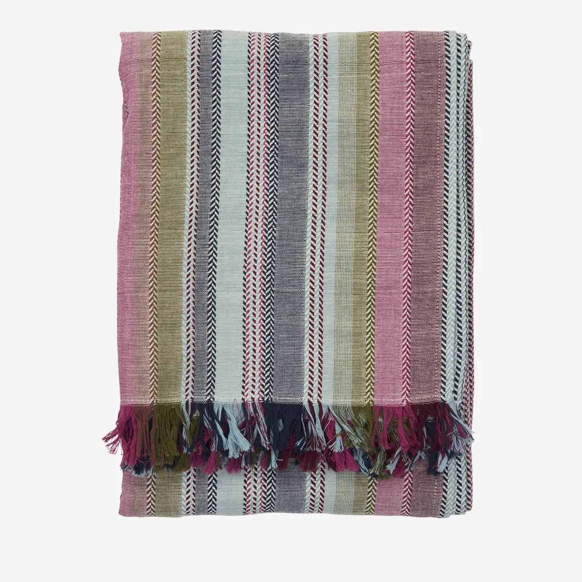 Madam stoltz striped hammam towel
