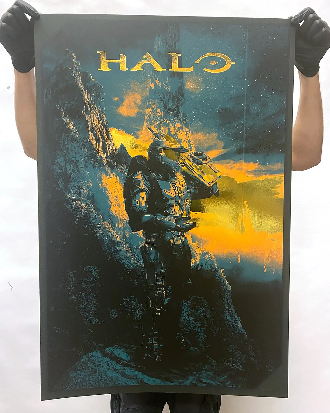 Halo (Foil Variant) by Dakota Randall 47/75  24x36 Screen Print Movie Art Poster