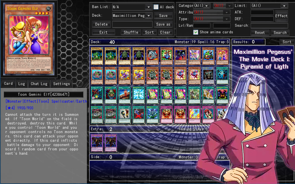 Maximillion Pegasus' The Movie Deck 1 Pyramid of L by Septimoangel12 on DeviantArt