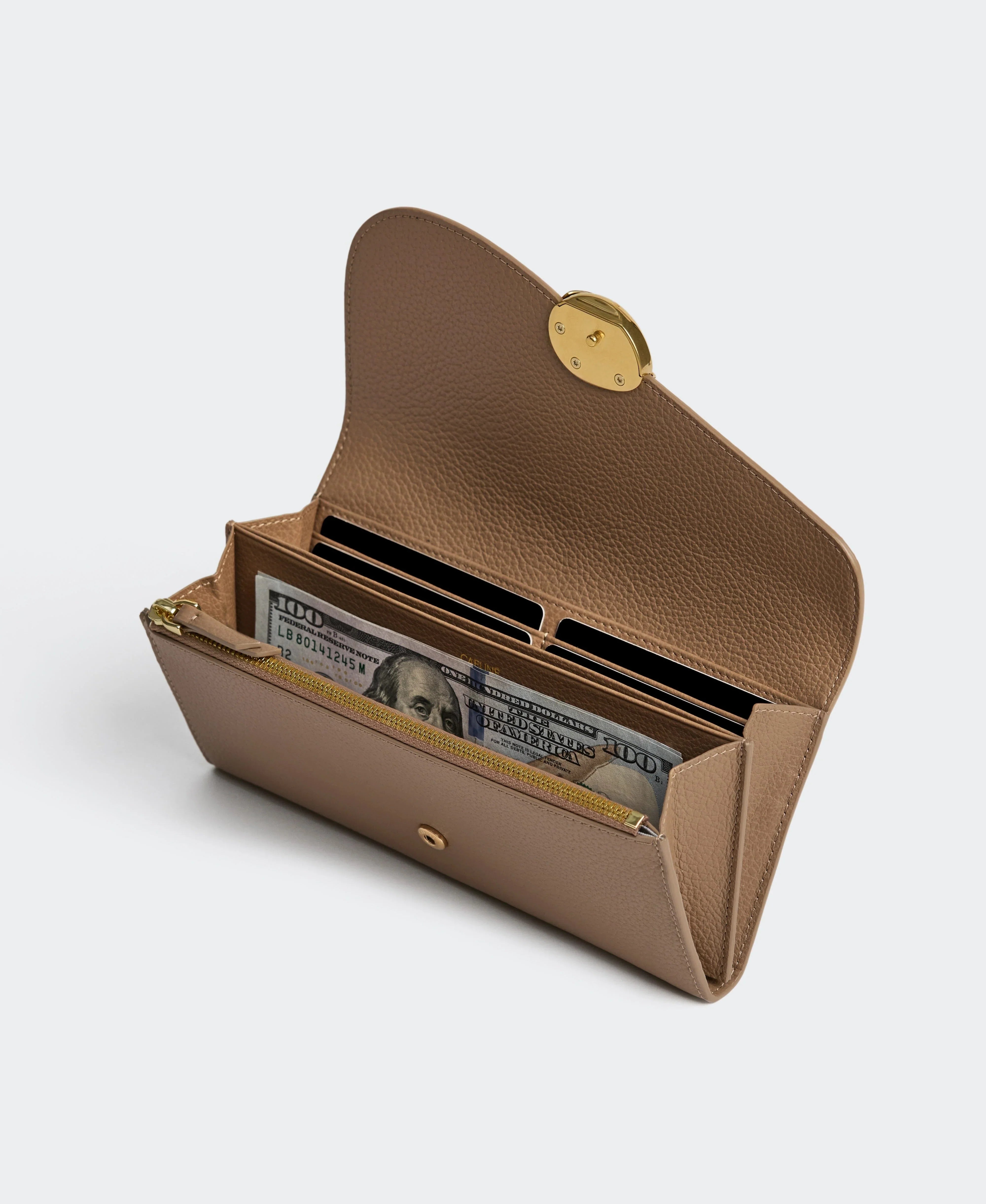 Basalt Long Wallet - Tan